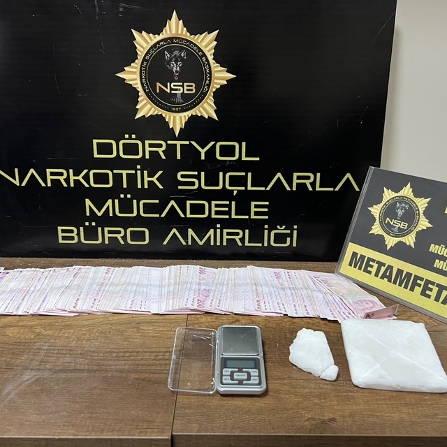 Erzin'de 250 gram metamfetamin ele geçirildi