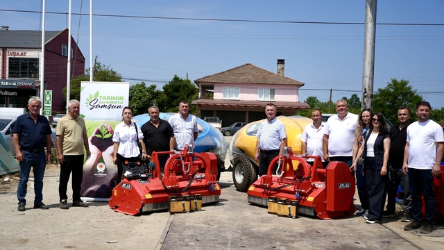 Samsun'da 250 kivi üreticisine makine ve ekipman desteği