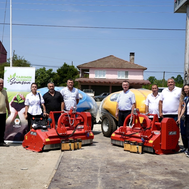 Samsun'da 250 kivi üreticisine makine ve ekipman desteği
