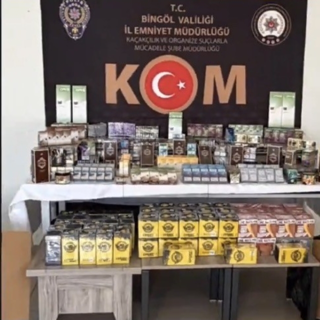 Bingöl'de kaçakçılık ve uyuşturucu operasyonu