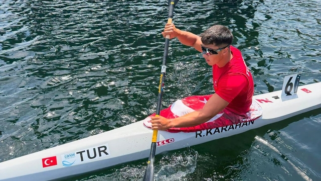 Köyceğizli kanocu Karahan, Dünya Şampiyonası'nda bir ilki başardı