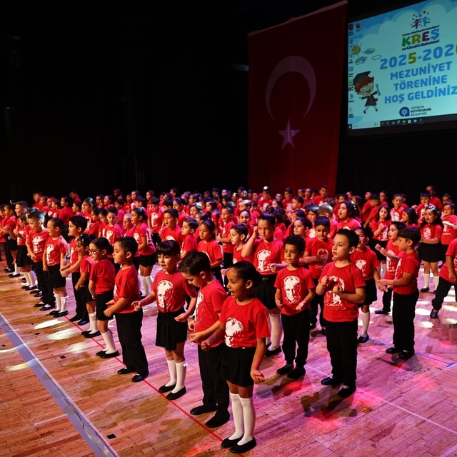 Büyükşehir kreşlerinde mezuniyet coşkusu
Miniklerden renkli mezuniyet göste...