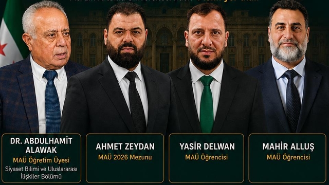 Suriye Halk Meclisi'ne Mardin Artuklu Üniversitesi'nden 4 kişi atandı