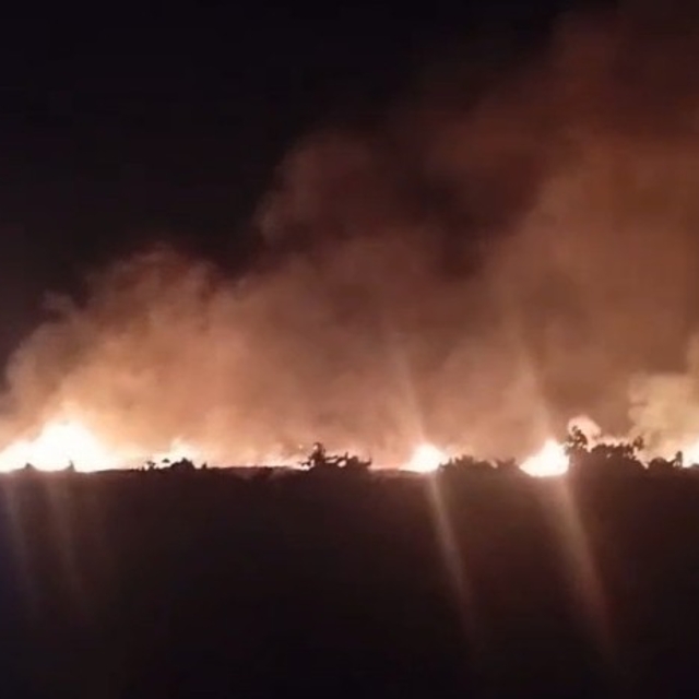 Gaziantep'te korkutan anız yangını