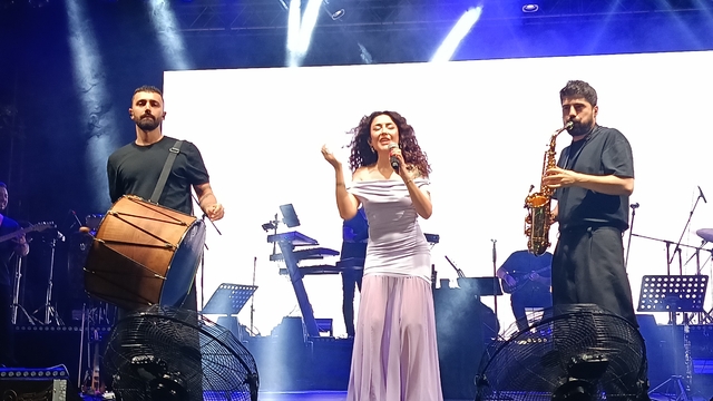 Edirne'de 665'inci Tarihi Kırkpınar Yağlı Güreş Festivali'nde Melek Mosso sahne aldı