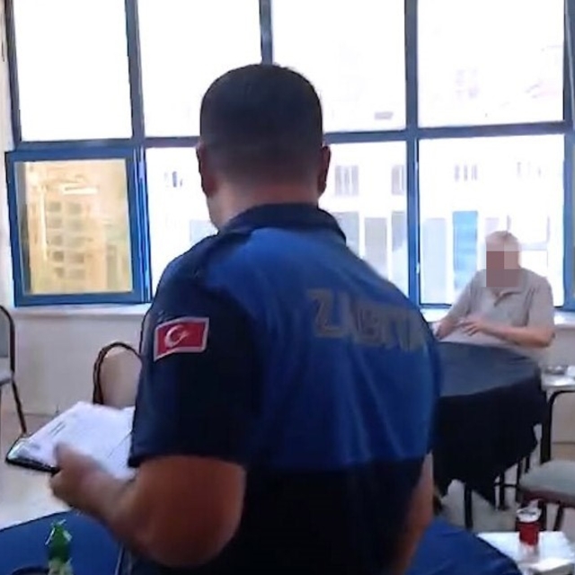 Kumar oynandığı tespit edilen ruhsatsız iş yeri mühürlendi