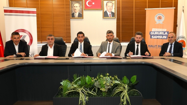 Atakum'daki gelir paylaşımı ihalesinde sözleşme imzalandı