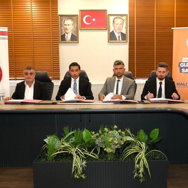 Atakum'daki gelir paylaşımı ihalesinde sözleşme imzalandı