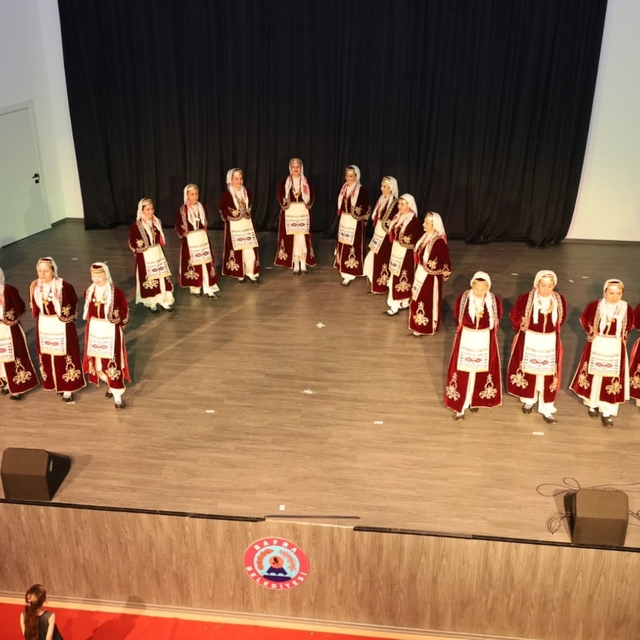 Bafra'da Gürcü ve Kıbrıs Türk kültürü aynı sahnede buluştu