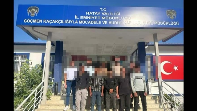 Hatay'da 9 göçmen yakalandı; 1 organizatör tutuklandı