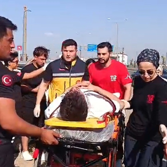 Kahramanmaraş'ta otomobil takla attı: 2 yaralı