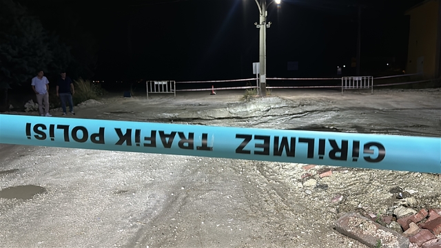 Burdur'da şiddetli yağış sonrası köprüde çökme meydana geldi