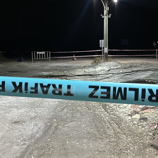 Burdur'da şiddetli yağış sonrası köprüde çökme meydana geldi