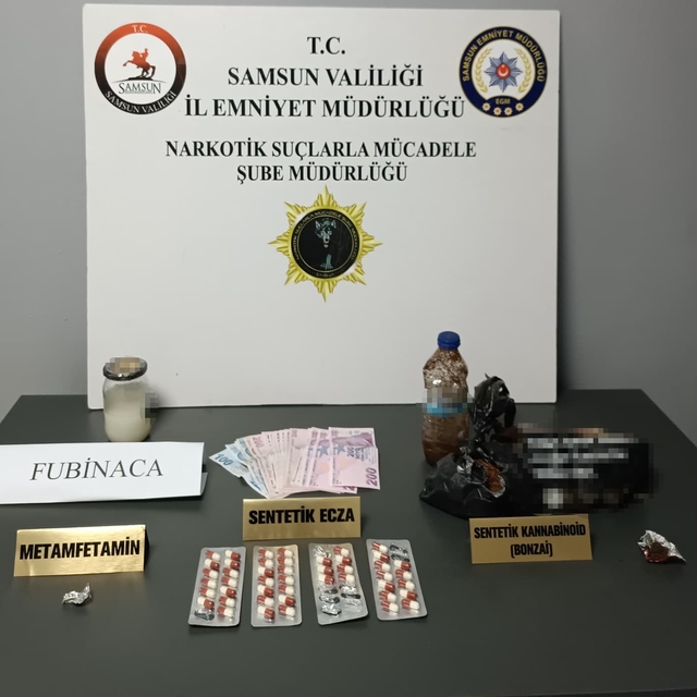 Samsun'da uyuşturucu operasyonu: 1 gözaltı