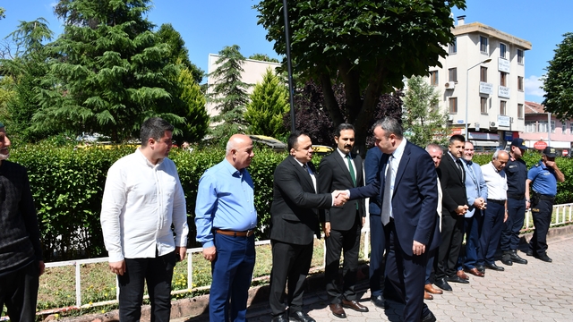 Yeni Vezirköprü Kaymakamı Yıldız'a karşılama