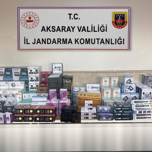 Aksaray'da 4,5 milyonluk kaçakçılık operasyonu: 3 gözaltı