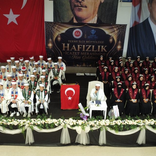 Samsun'da 86 hafızın icazet heyecanı