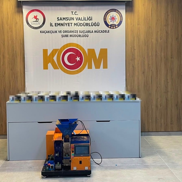 Samsun'da 20 bin kaçak sigaraya ele geçirildi