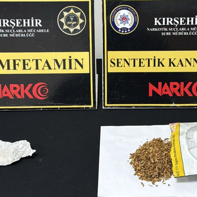 Kırşehir'de uyuşturucu operasyonlarında 5 zanlı yakalandı