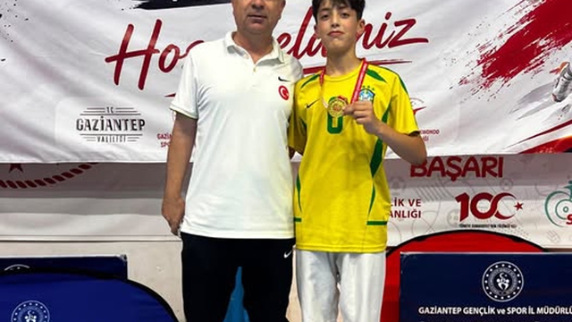 Arabanlı Taekwondocu bölge şampiyonu Ahmet Öztürk Gaziantep'i temsil edecek