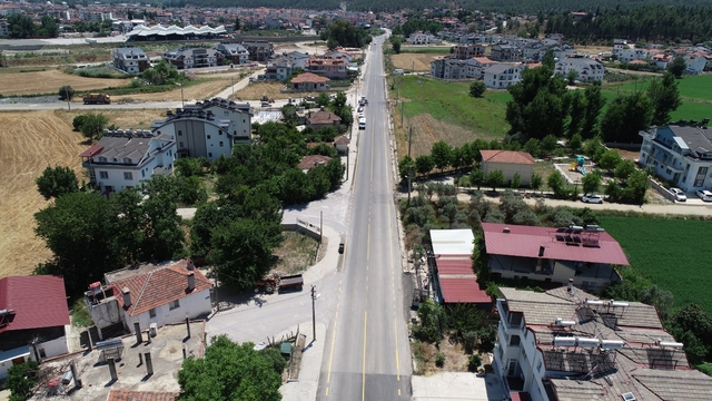 Seydikemer Belen'de yol çalışmaları tamamlandı