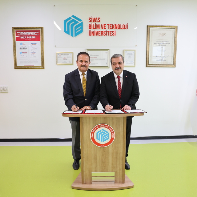 Sivas Bilim ve Teknoloji Üniversitesi ile TSYD arasında işbirliği protokolü...