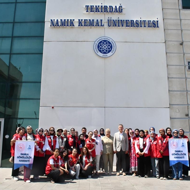 Damla Gönüllülük Hareketi ekibinden NKÜ'ye ziyaret