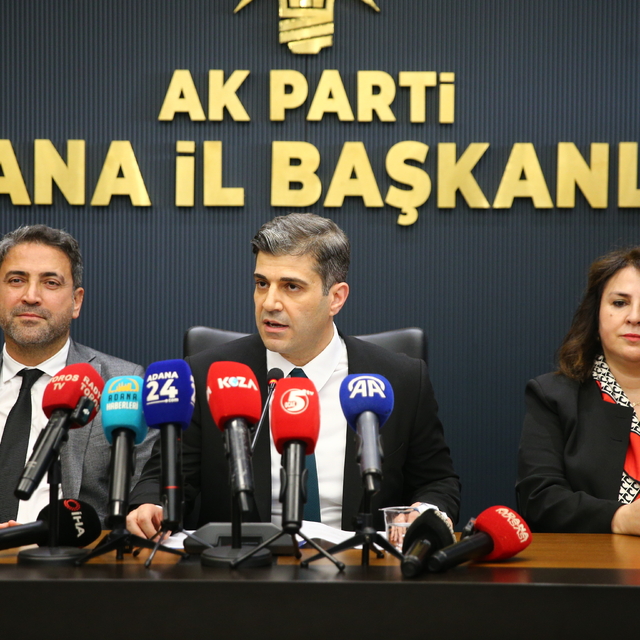 AK Parti Adana İl Başkanı Mustafa Özkan göreve başladı