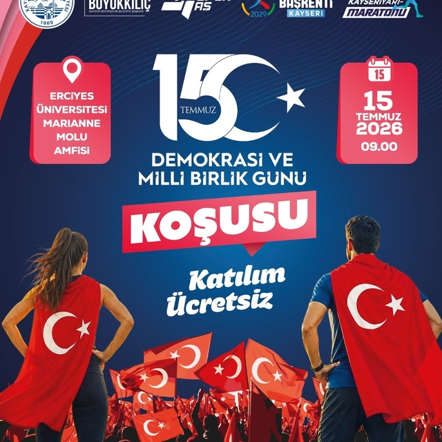 Büyükşehirden 15 Temmuz Demokrasi ve Milli Birlik Günü'ne anlamlı koşu
