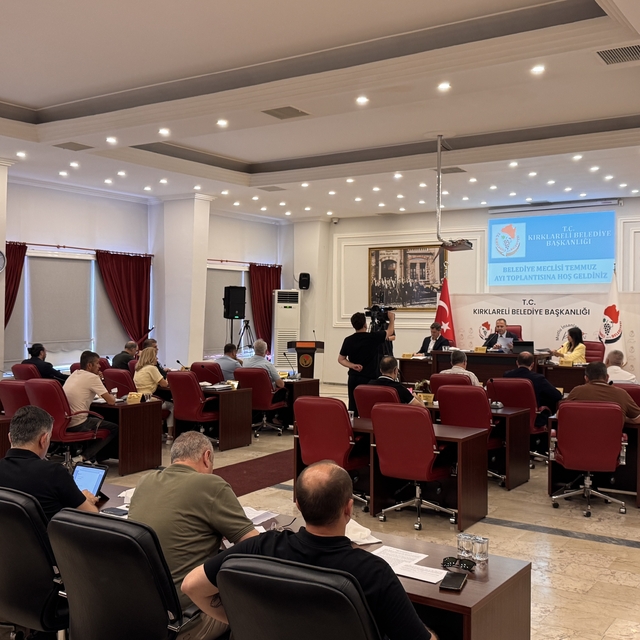 Kırklareli Belediye Meclisi toplantısı yapıldı