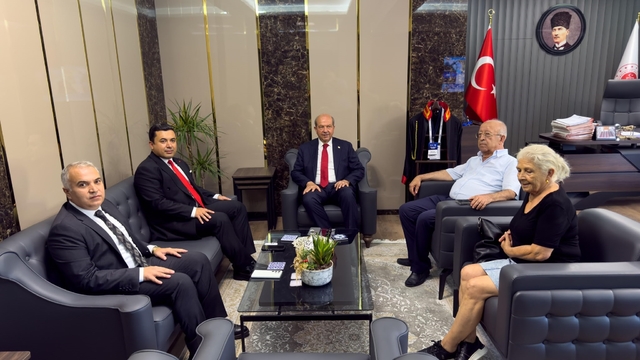 KKTC 5. Cumhurbaşkanı Tatar, Anamur Adalet Sarayını ziyaret etti