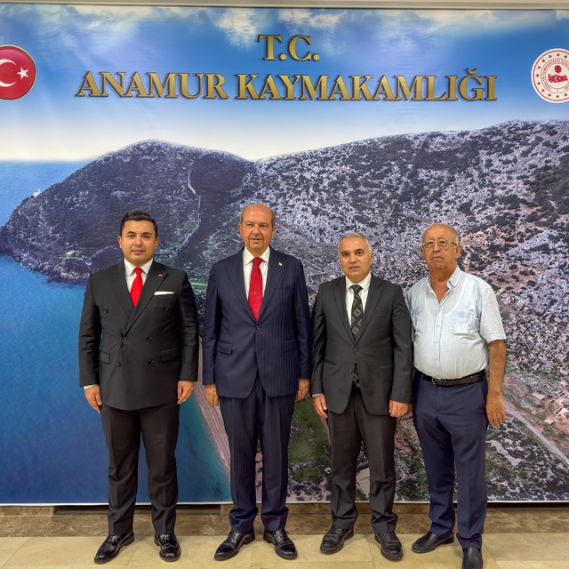 KKTC'nin 5. Cumhurbaşkanı Ersin Tatar, Mersin'de temaslarda bulundu