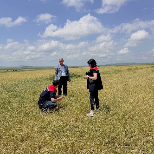 Kars'ta fırtına ve dolu sonrası hasar tespit çalışmaları başladı