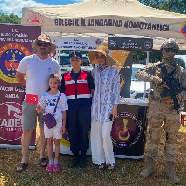 350 karavanın katıldığı festival jandarmanın sıkı denetimiyle tamamlandı