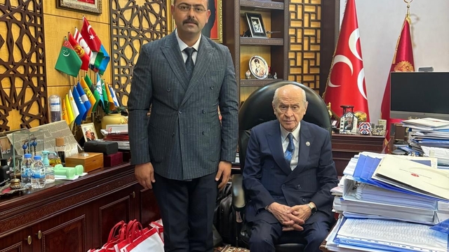 Başkan Kavaklıgil, MHP Genel Başkanı Bahçeli'ye ilçedeki çalışmalarla ilgili bilgi verdi