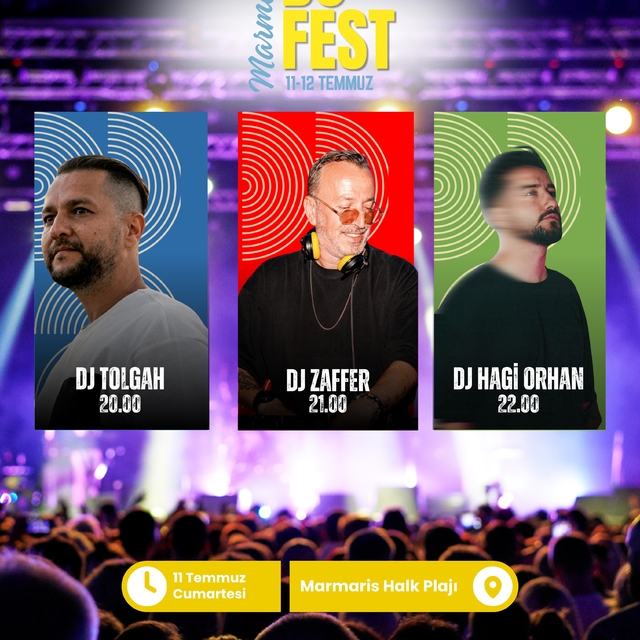 Marmaris'te yazın ritmi Dj Fest ile yükselecek