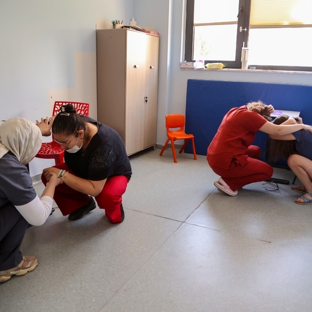 EFAK'tan Otizm Yaşam Merkezi'nde hayat kurtaran tatbikat