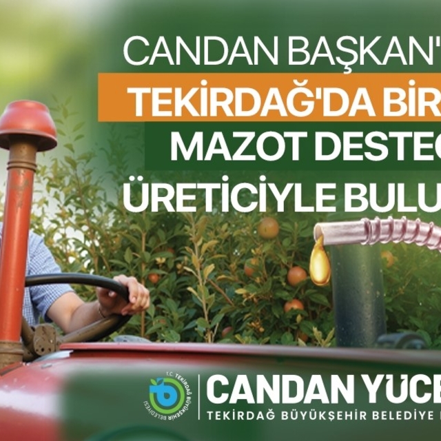 Mazot desteği üreticiyle buluştu