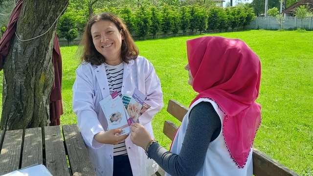 Düzce'de son 3 ayına giren gebeler evlerinde ziyaret edildi