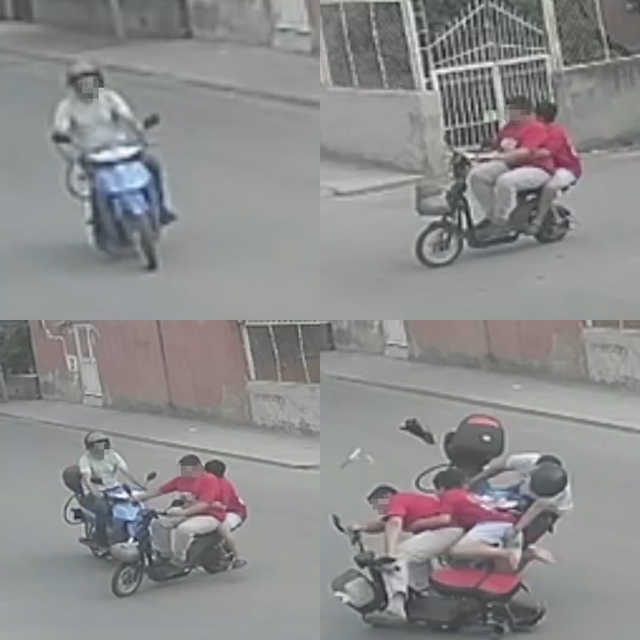 Motosikletler kafa kafaya çarpıştı: 3 yaralı