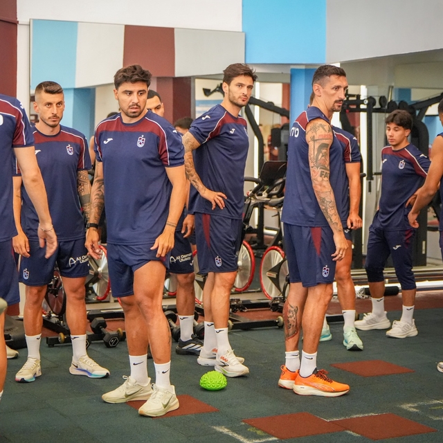 Trabzonspor'da sabah mesaisi