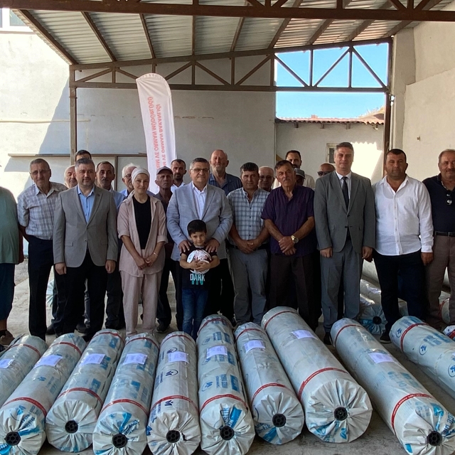 Sinop'ta 83 çiftçiye yüzde 50 hibeli sera örtüsü desteği