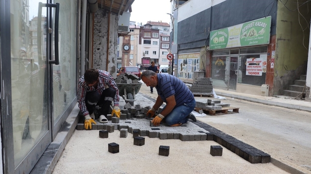 Ordu'da güvenli kaldırım çalışmaları