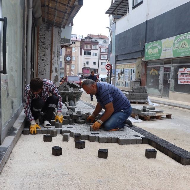 Ordu'da güvenli kaldırım çalışmaları