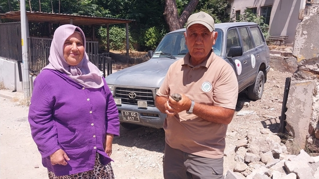 Gelibolu'da yaralı halde bulunan baykuş yavrusu koruma altına alındı