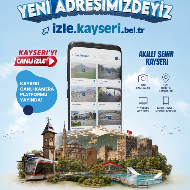 Başkan Büyükkılıç'tan Dijital Kayseri vizyonunda yeni adım: izle.kayseri.be...