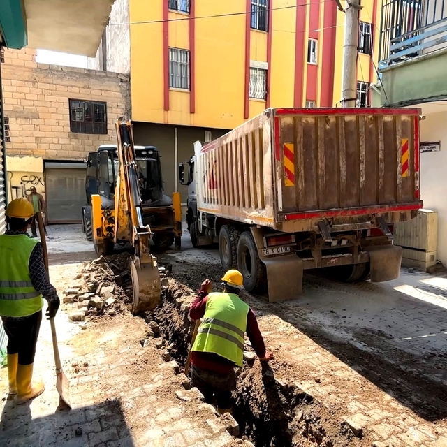 Selçuklu Mahallesi'nde doğalgaz çalışmaları başladı