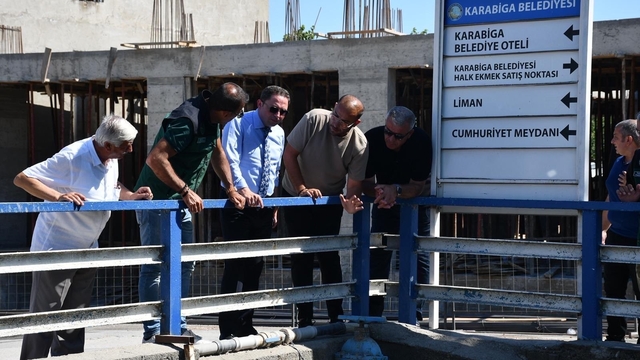 Karabiga'da köprüler yenileniyor