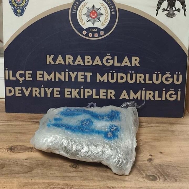Esrarla yakalanan motosikletli tutuklandı