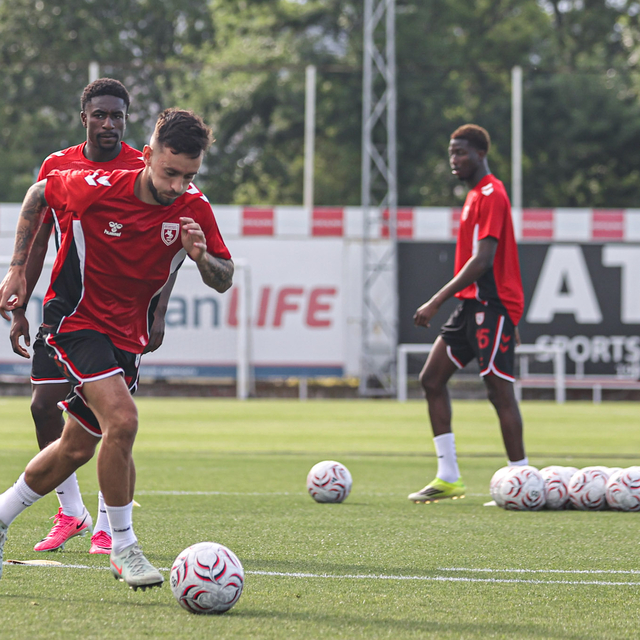 Samsunspor, yeni sezon hazırlıklarını sürdürdü